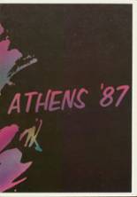 Athens High School 1987 yearbook cover photo