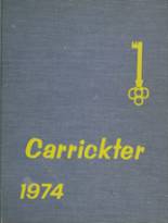 Carrick High School 1974 yearbook cover photo