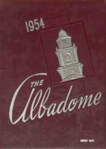 Highland Park High School 1954 yearbook cover photo