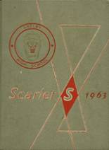 Shelby High School 1963 yearbook cover photo