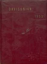 Davison High School 1953 yearbook cover photo