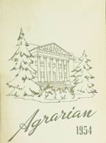 Hayward High School 1954 yearbook cover photo