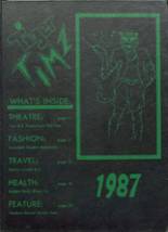 North Baltimore High School 1987 yearbook cover photo