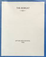 Upton High School 1939 yearbook cover photo