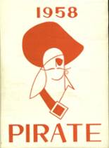Pittsburg High School 1958 yearbook cover photo