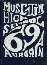 Muscatine High School 1969 yearbook cover photo