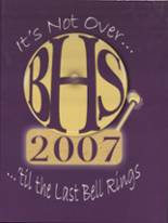 Barnesville High School 2007 yearbook cover photo