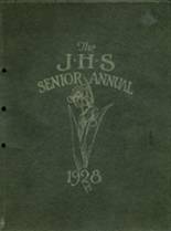 Jamestown High School 1928 yearbook cover photo