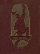 Norman High School 1949 yearbook cover photo