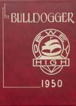 Dewey High School 1950 yearbook cover photo