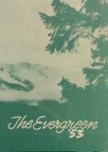 Quilcene High School 1953 yearbook cover photo