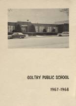 Goltry High School 1968 yearbook cover photo