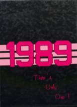 Crossett High School 1989 yearbook cover photo