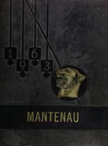 1963 Manteno High School Yearbook from Manteno, Illinois cover image