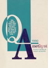 Fayetteville High School (East Campus) 1990 yearbook cover photo