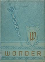 Waterloo High School 1951 yearbook cover photo