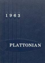 Plattsmouth High School 1963 yearbook cover photo