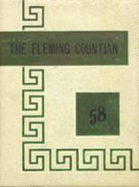 Fleming County High School 1958 yearbook cover photo