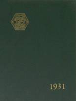 Greenfield High School 1931 yearbook cover photo