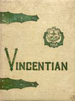 St. Vincent's Academy 1954 yearbook cover photo