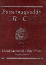 Shead Memorial High School 1952 yearbook cover photo