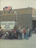 Lansing Catholic Central High School 1976 yearbook cover photo