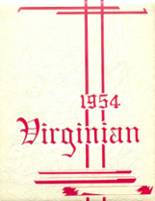 Virginia High School 1954 yearbook cover photo