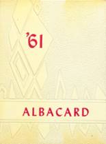 Albion High School 1961 yearbook cover photo