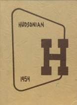 Hudson High School 1954 yearbook cover photo