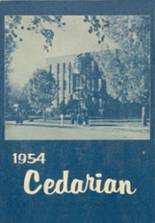 Cedar City High School 1954 yearbook cover photo