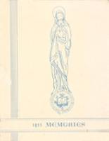 Academy of Notre Dame 1953 yearbook cover photo