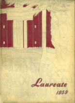 Hendersonville High School 1959 yearbook cover photo