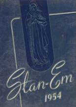 St. Stanislaus High School 1954 yearbook cover photo