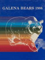 Galena High School 1986 yearbook cover photo