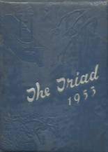 1953 Triadelphia High School Yearbook from Wheeling, West Virginia cover image