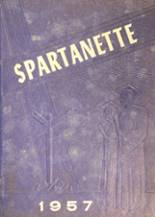 Spartanburg High School 1957 yearbook cover photo