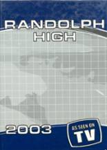 Randolph High School 2003 yearbook cover photo