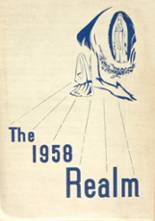 Our Lady of Lourdes Regional High School 1958 yearbook cover photo