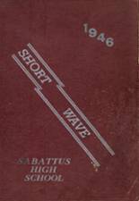 Sabattus High School 1946 yearbook cover photo