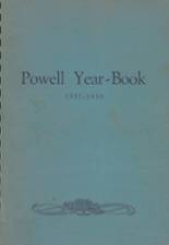 Powell High School 1938 yearbook cover photo
