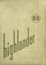 Grandview Heights High School 1950 yearbook cover photo