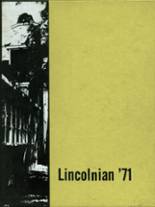 Lincoln Academy 1971 yearbook cover photo