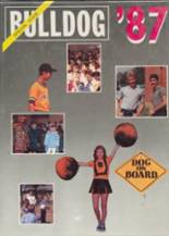 Calera High School 1987 yearbook cover photo