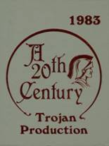 Troy High School 1983 yearbook cover photo