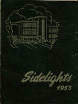 Towson High School 1953 yearbook cover photo