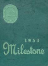 Milford Mill High School/Academy 1953 yearbook cover photo