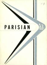 New Paris High School 1963 yearbook cover photo