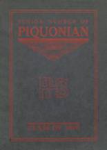 Piqua High School 1910 yearbook cover photo