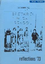 Brethren High School 1973 yearbook cover photo