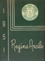 Regina High School 1951 yearbook cover photo